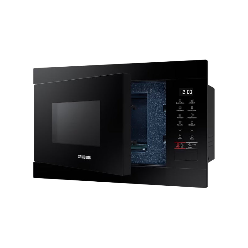 Samsung Built-In Solo Microwave, 22L, Black