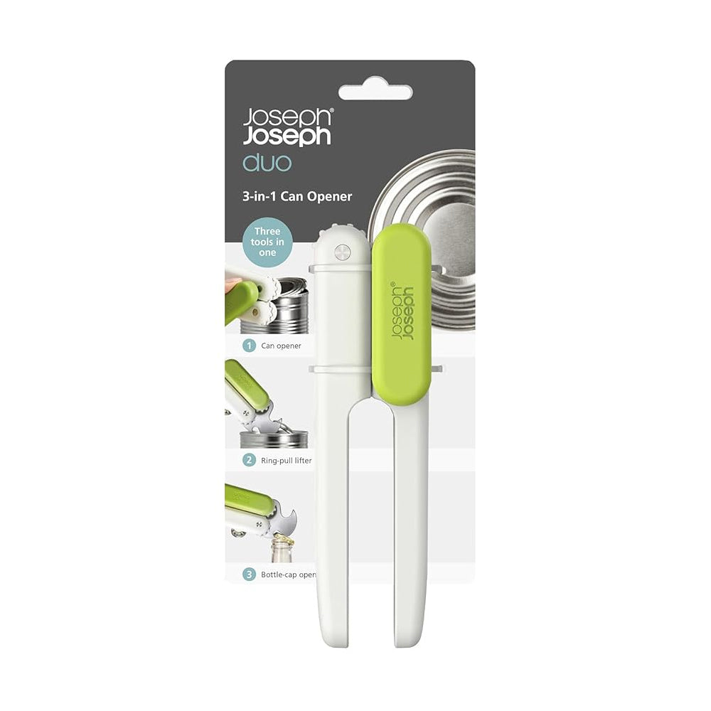 Joseph Joseph Duo 3 in 1 Can Opener White/Green