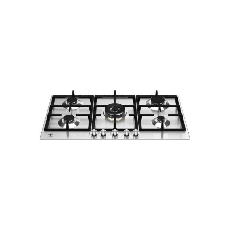 La Germania 90cm gas hob 5 burners, central dual wok
