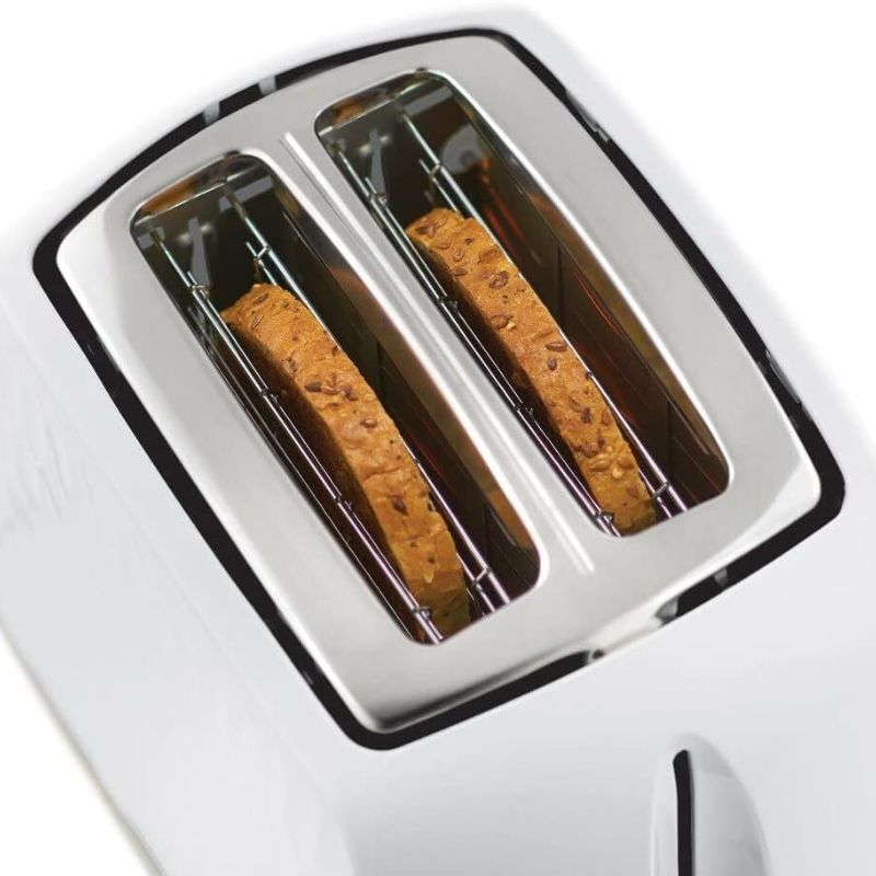 Russell Hobbs Honeycomb White 2 Slice Toaster