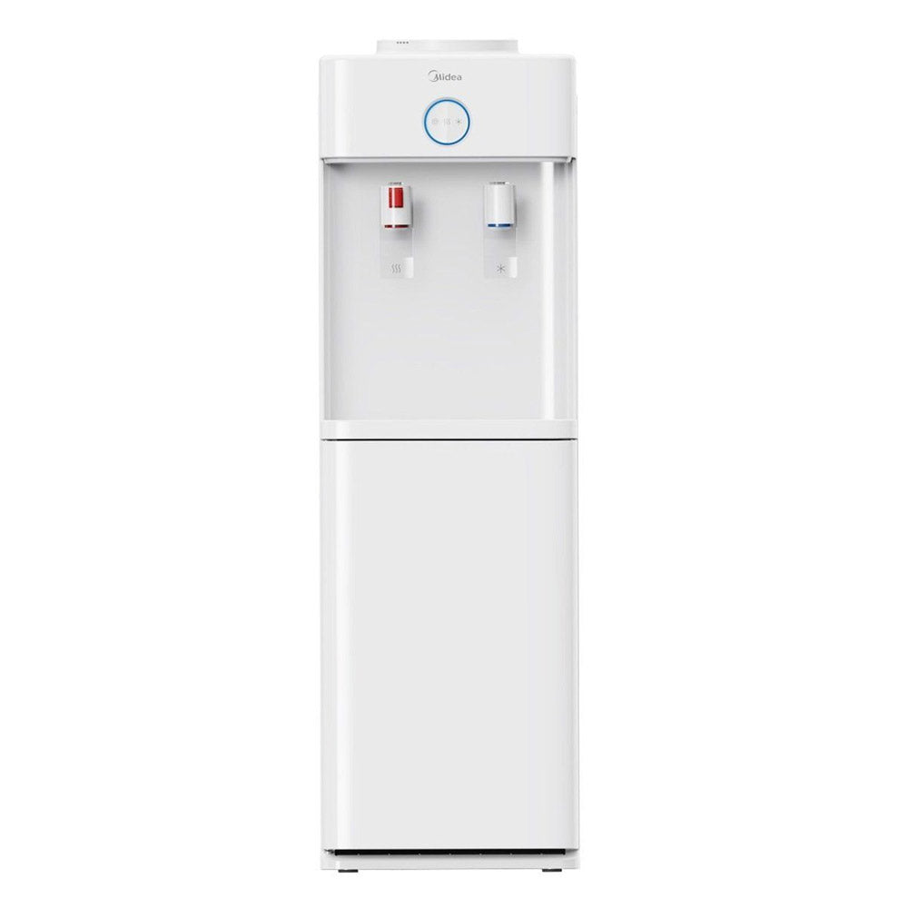 Midea Water Dispenser Free Standing 2 Tap Hot and Cold, White - YL2436SW(W)G