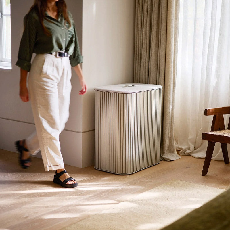 Joseph Joseph Tota Luxe 90L Ecru Laundry Separation Basket