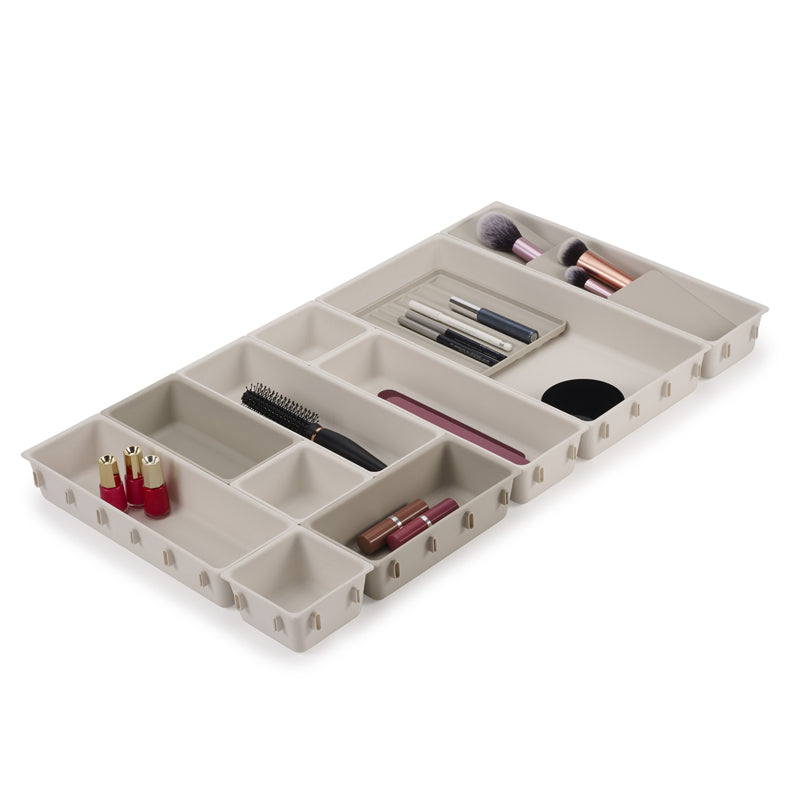 Joseph Joseph Viva 12-piece Makeup Drawer Organiser Set