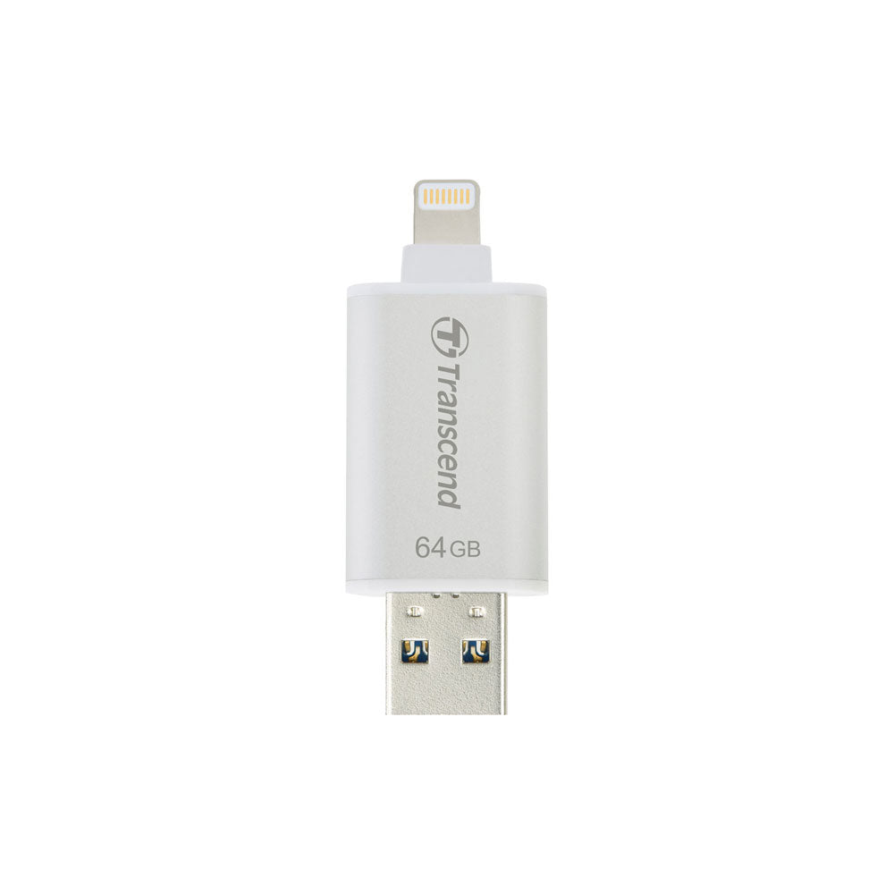 Transcend JetDrive Go 300 Flash Drive (64GB, Silver)