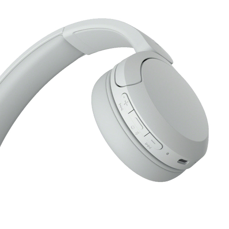Sony WH-CH520 Wireless On-Ear Headphones with Microphone (White)