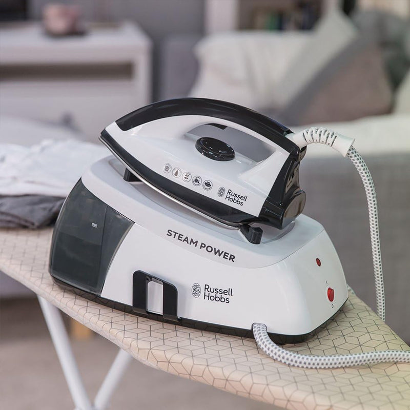 Russell Hobbs Steam Power Black Steam Generator Iron
