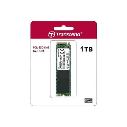 Transcend 1TB NVMe PCIe Gen3 x4 MTE110S M.2 SSD Solid State Drive TS1TMTE110S