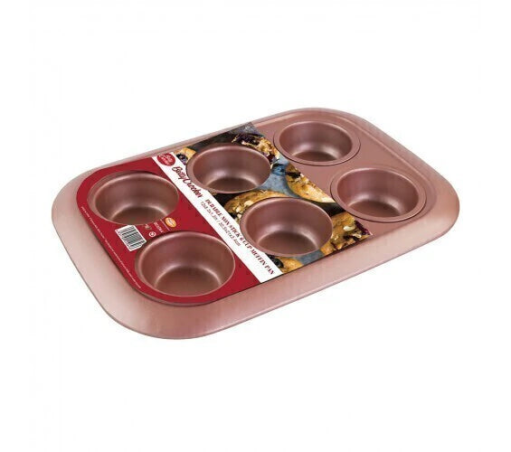 Betty Crocker Non-Stick Baking Muffin Pan 6 Cups 30.5Cm