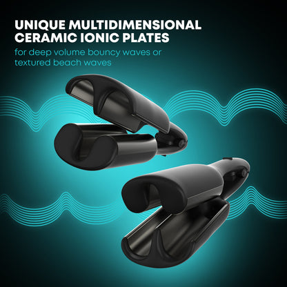 Revamp 2-in-1 Beach & Volume Professional Ceramic Waver