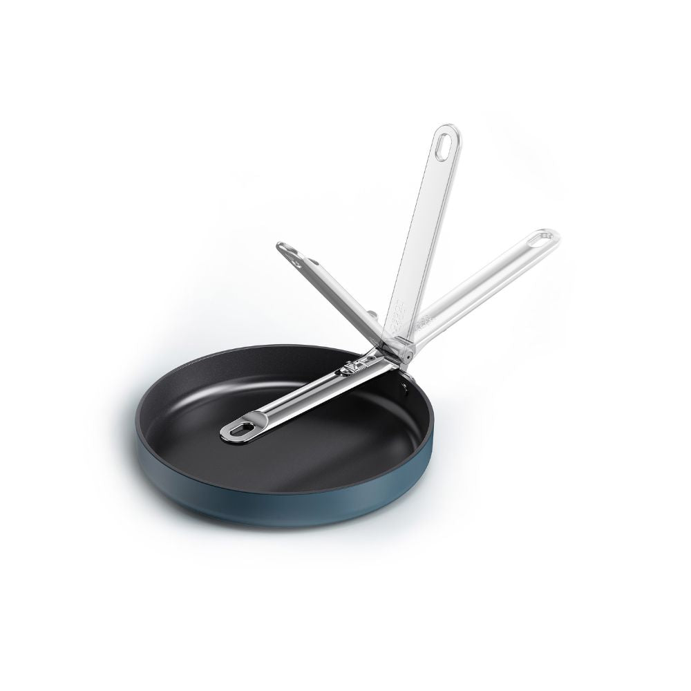 Joseph Joseph Space Folding Handle Ceramic Non-stick 24cm Blue Frying Pan