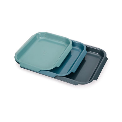 Joseph Joseph Nest™ Bake Non-Stick 3-piece Blue Baking Tray Set