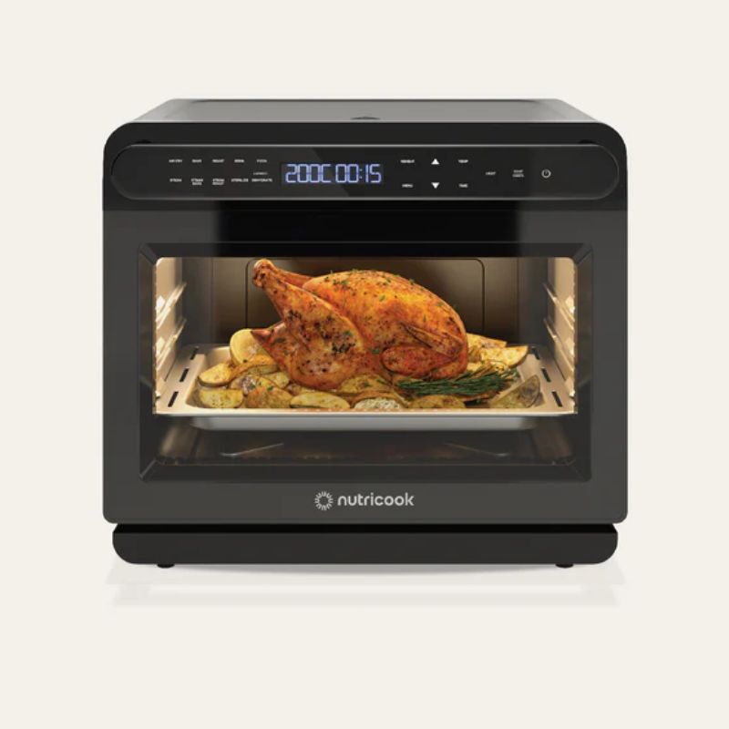 Nutricook Steami Steam + Air Fryer Oven, 11-in-1 Functions 24L