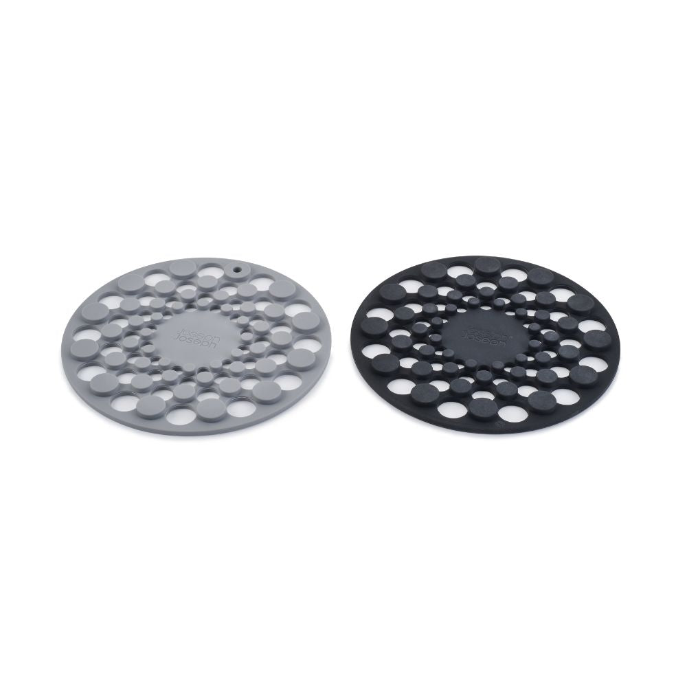 Joseph Joseph Spot-On™ Set of 2 Grey Silicone Trivets