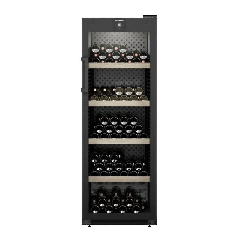 Liebherr - GrandCru 196 Bottle Freestanding Wine Cabinet - WPbl 5001 - Glass Door