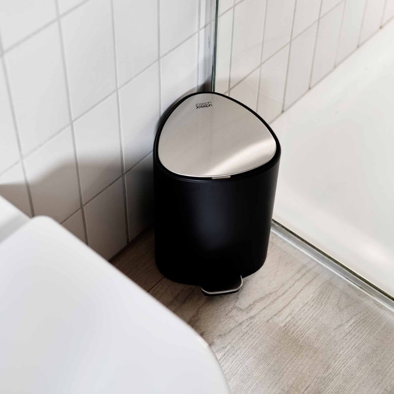 Joseph Joseph EasyStore™ 5L Matt Black Pedal Bin