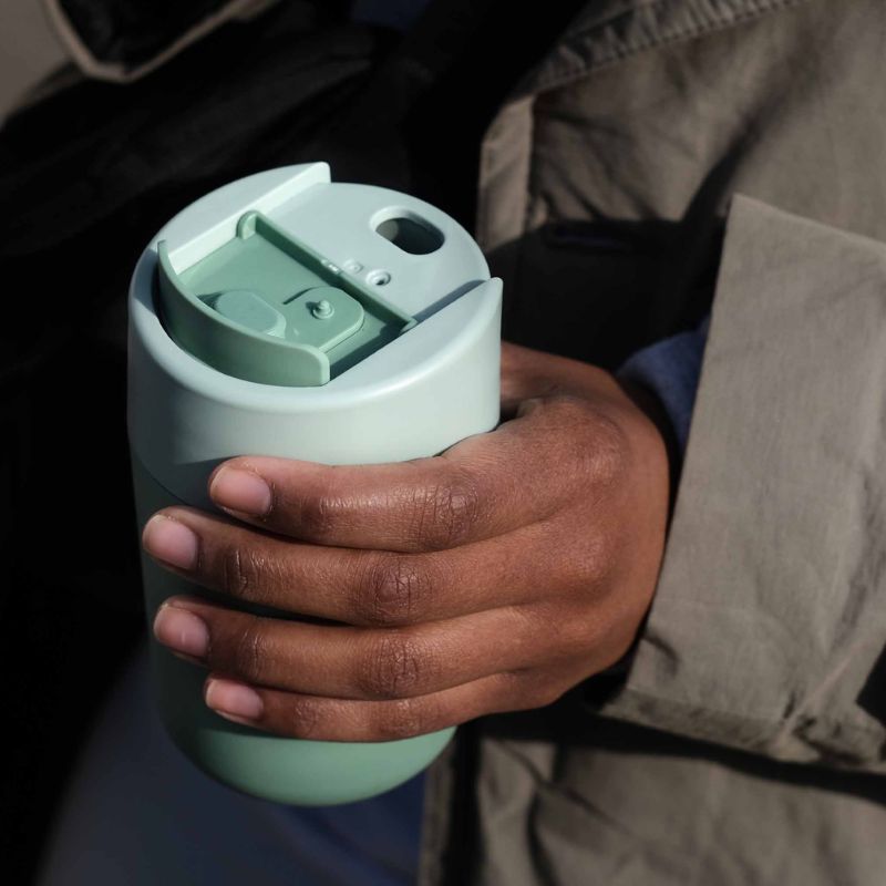 Joseph Joseph Sipp™ Travel Mug with Hygienic Lid 340ml Green