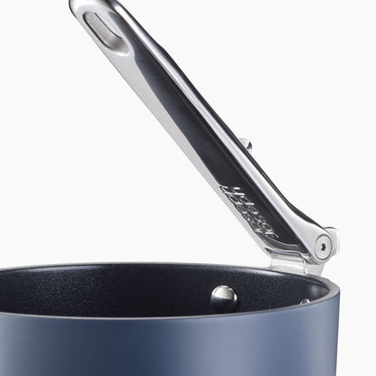 Joseph Joseph Space Folding Handle Ceramic Non-stick 15cm Blue Saucepan & Lid