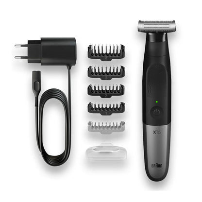 Braun Series X XT5100 Wet & Dry all-in-one tool with 5 attachments, black / silver