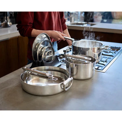 Joseph Joseph Space 5-Piece Folding Handle Cookware Set - Stainless Steel - EXCLUSIVE