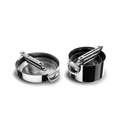 Joseph Joseph Space 5-Piece Folding Handle Cookware Set - Stainless Steel - EXCLUSIVE