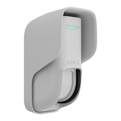 Ajax 101441.289.WH1 Wireless Dual-Technology Curtain Motion Detector, Outdoor, White