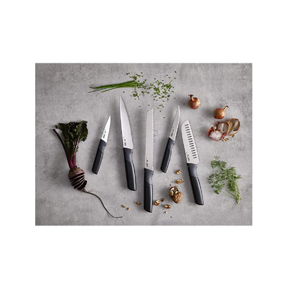 Joseph Joseph Elevate Knives Carousel Knife Set with Rotating Storage Stand, 6-piece, Black