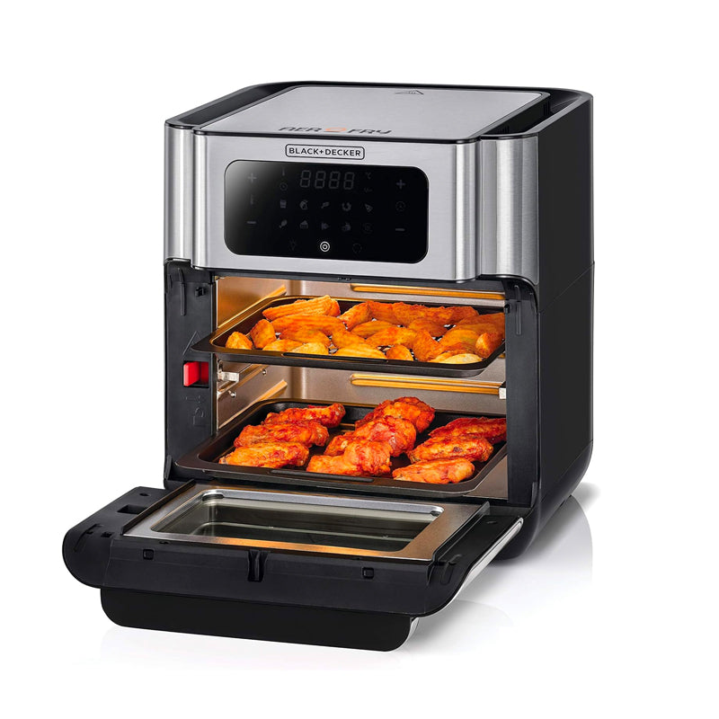 Black & Decker 12L Oven AeroFry with Accessories