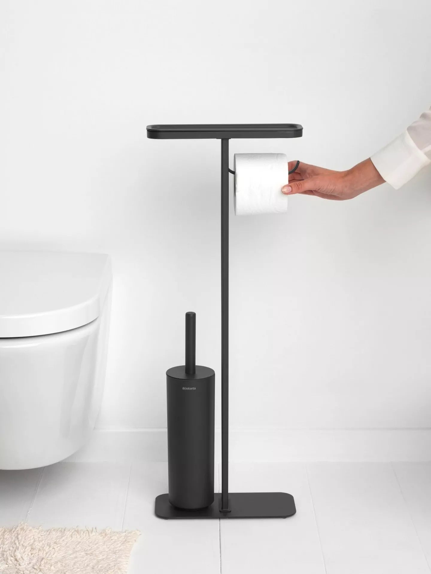 Brabantia MindSet Toilet Butler, Grey