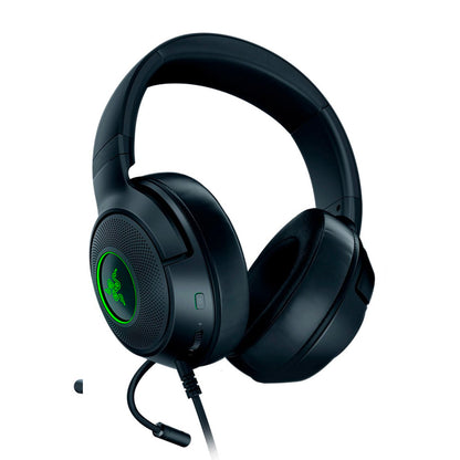 Razer - Kraken V3 X Wired 7.1 Surround Sound Gaming Headset for PC with Chroma RGB Lighting - Black