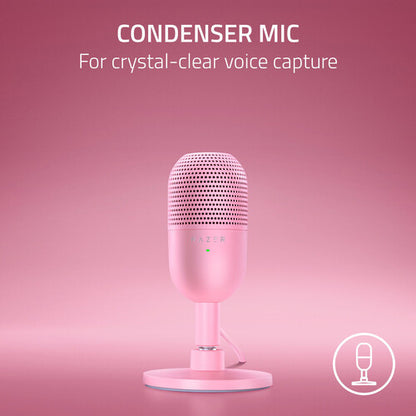 Razer Seiren V3 Mini USB Microphone - Quartz