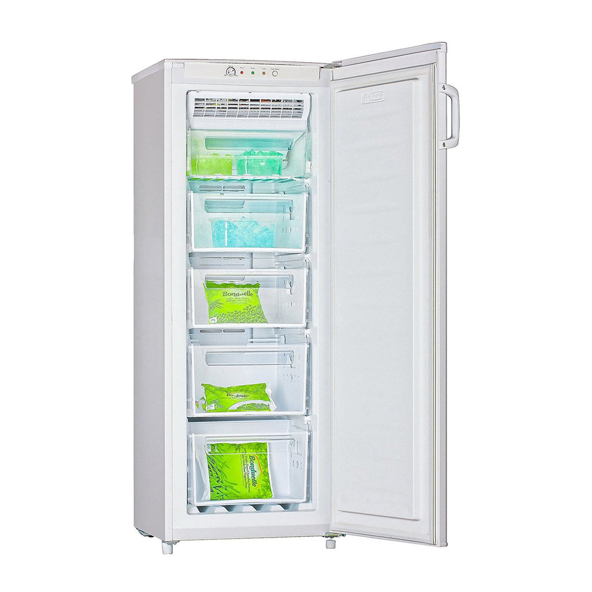 Hisense Upright Freezer No Frost Single Door 6 Drawers white - RV246N4AWU