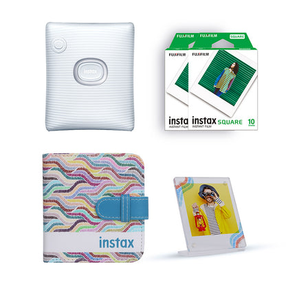 Fujifilm Instax Square Link Smartphone Printer + Free 2 Pack of 10