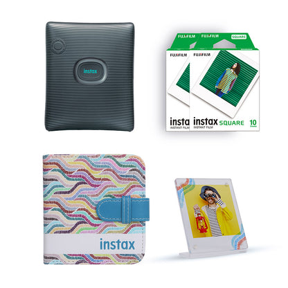 Fujifilm Instax Square Link Smartphone Printer + Free 2 Pack of 10
