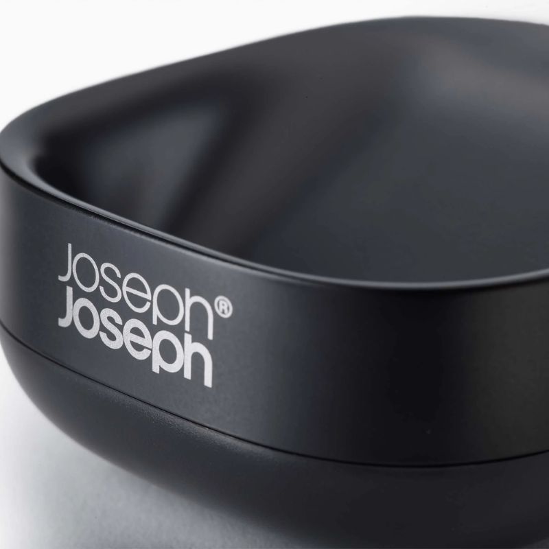 Joseph Joseph Slim™ Compact Matt Black Soap Dish