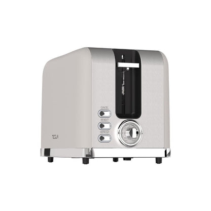 Tesla Toaster, 930W, 2 Slices, Cream Inox - TS200BX