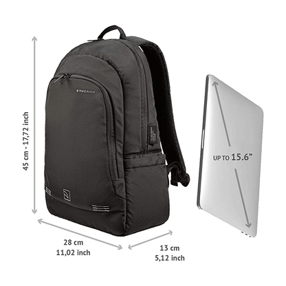 Tucano Forte Backpack For Notebook 15.6"  &amp; Macbook Pro 15 Retina - Black