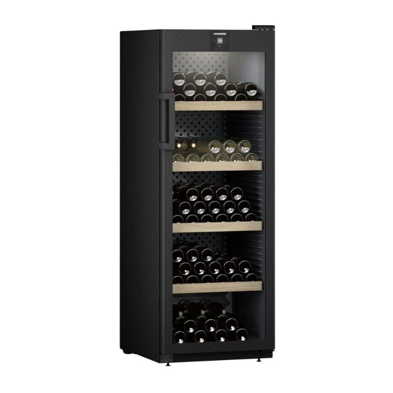 Liebherr - GrandCru 196 Bottle Freestanding Wine Cabinet - WPbl 5001 - Glass Door