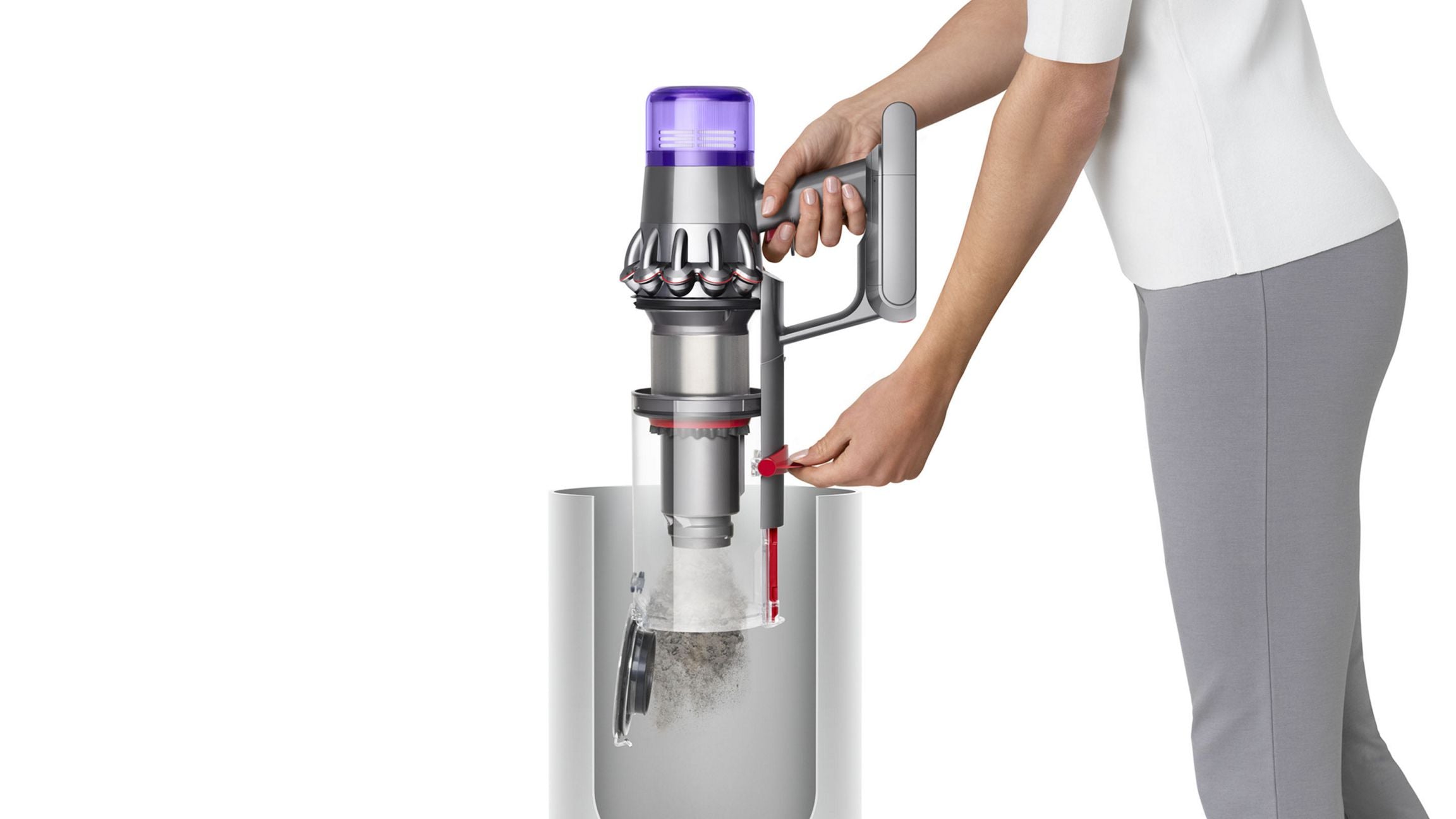 Dyson V11 Fluffy Cordless Vacuum Cleaner (Nickel/Red) – House of