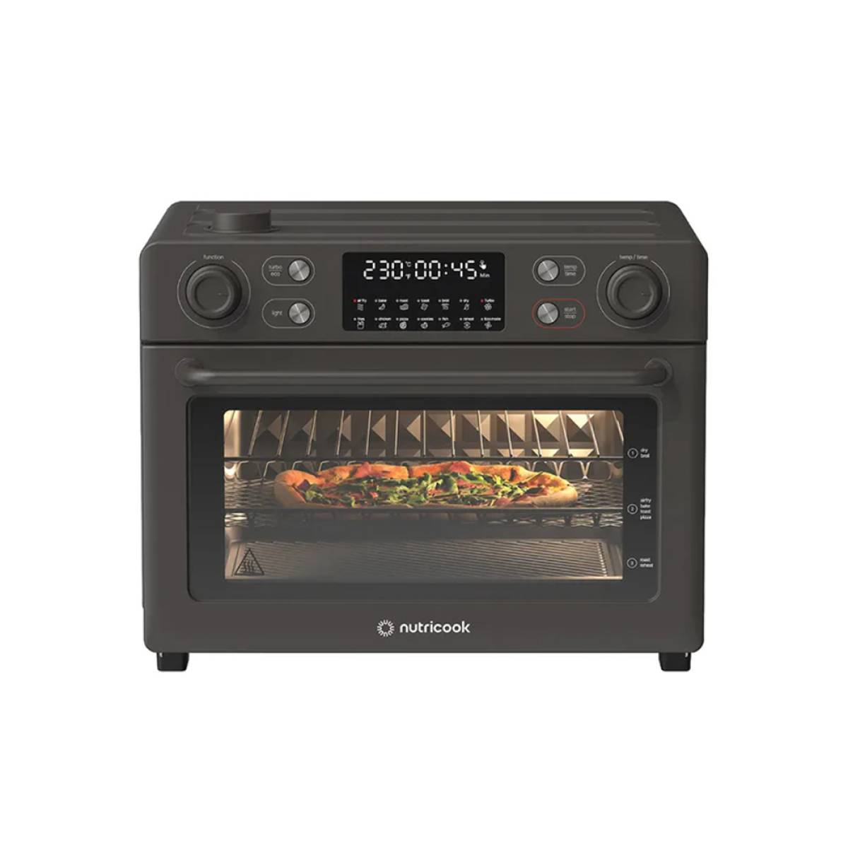 Nutricook Air Fryer + Toaster Oven 30L