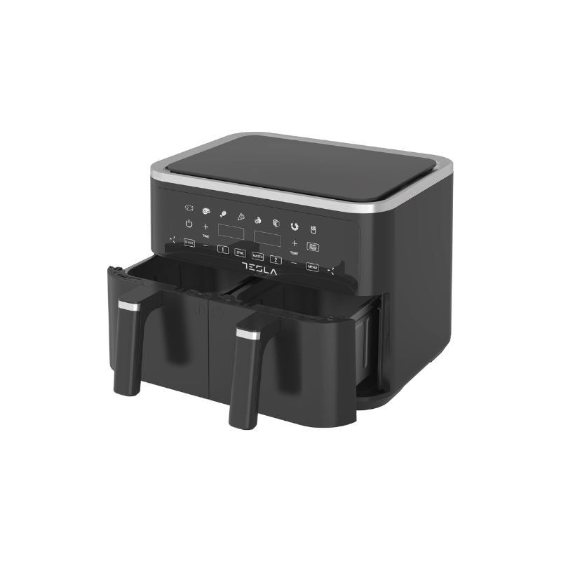 Tesla Air fryer 4.5L + 4.5L - 2400W - AF900BSD