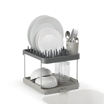 Joseph Joseph Duo 2-Tier Dish Rack - Grey