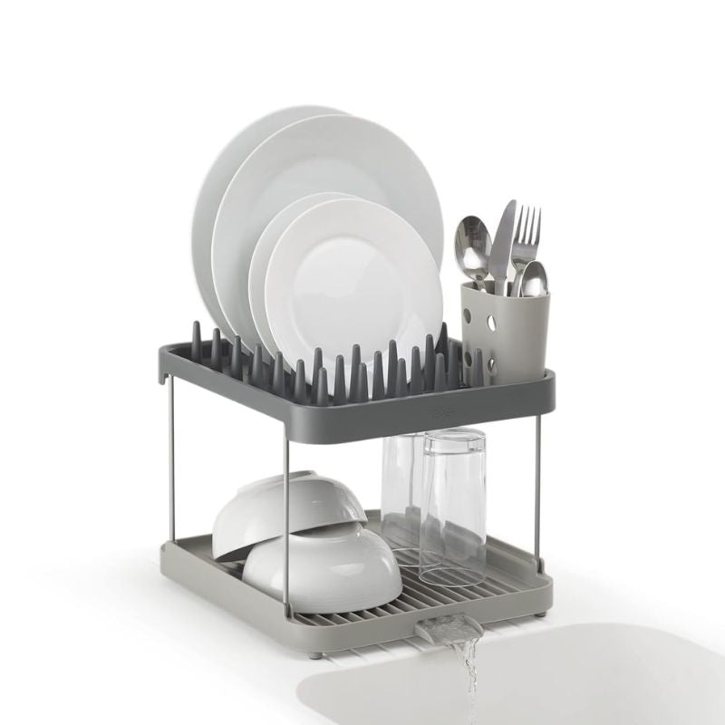 Joseph Joseph Duo 2-Tier Dish Rack - Grey