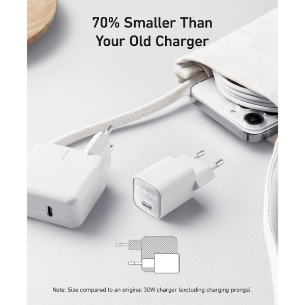 Anker 511 Charger (Nano 3, 30W) White