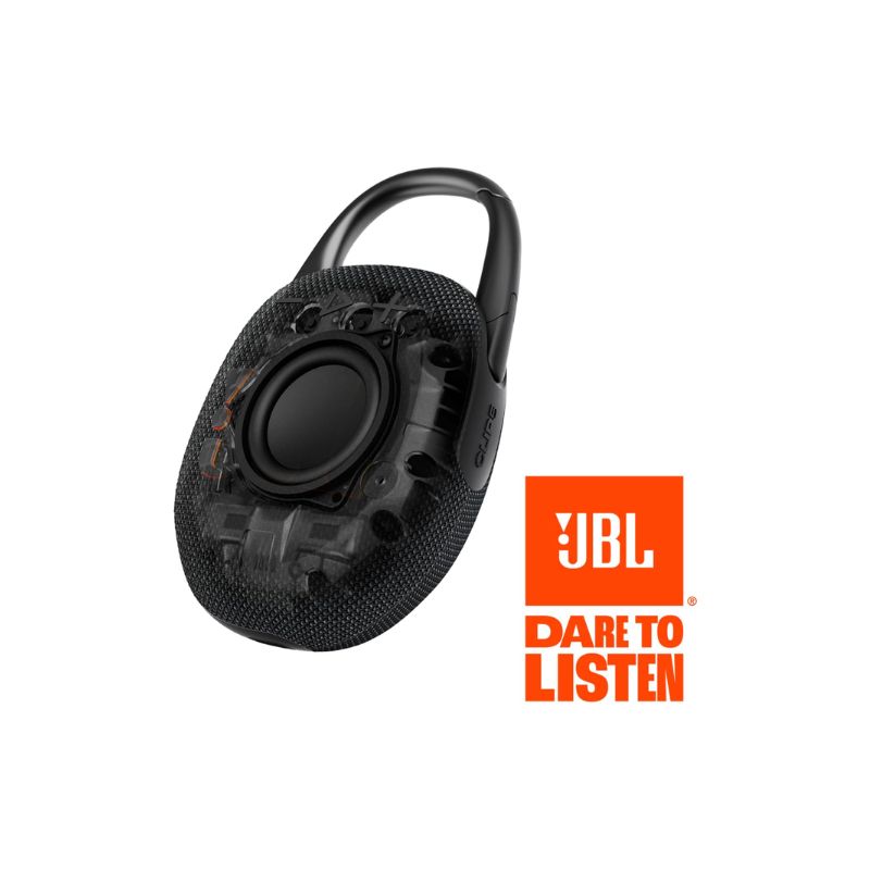 JBL Clip 5 - Ultra-Portable, Waterproof & Dustproof Bluetooth Speaker - Black
