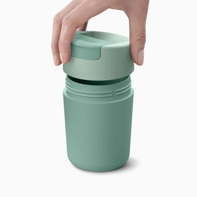 Joseph Joseph Sipp™ Travel Mug with Hygienic Lid 340ml Green