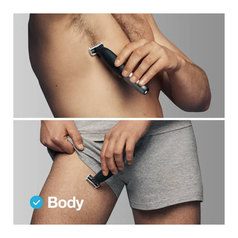 Braun Series X XT5100 Wet & Dry all-in-one tool with 5 attachments, black / silver