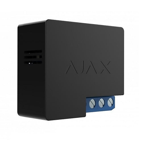 Ajax 38204.19.NC1 Dry Contact Relay to Control, Power Supply Remotely, 12-24V, Black