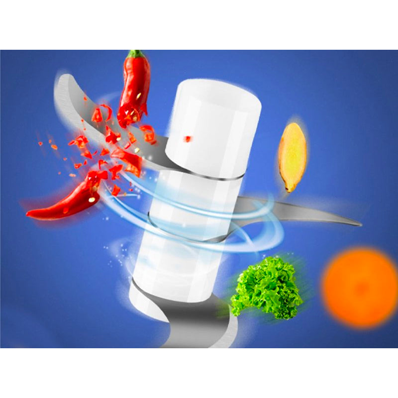 Beper, Usb Rechargeable Food Chopper P102ROB050, Red