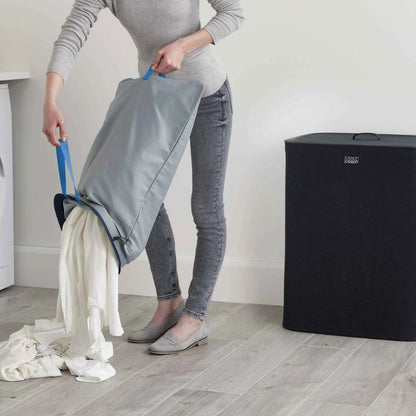 Joseph Joseph Tota 90L Black Laundry Separation Basket