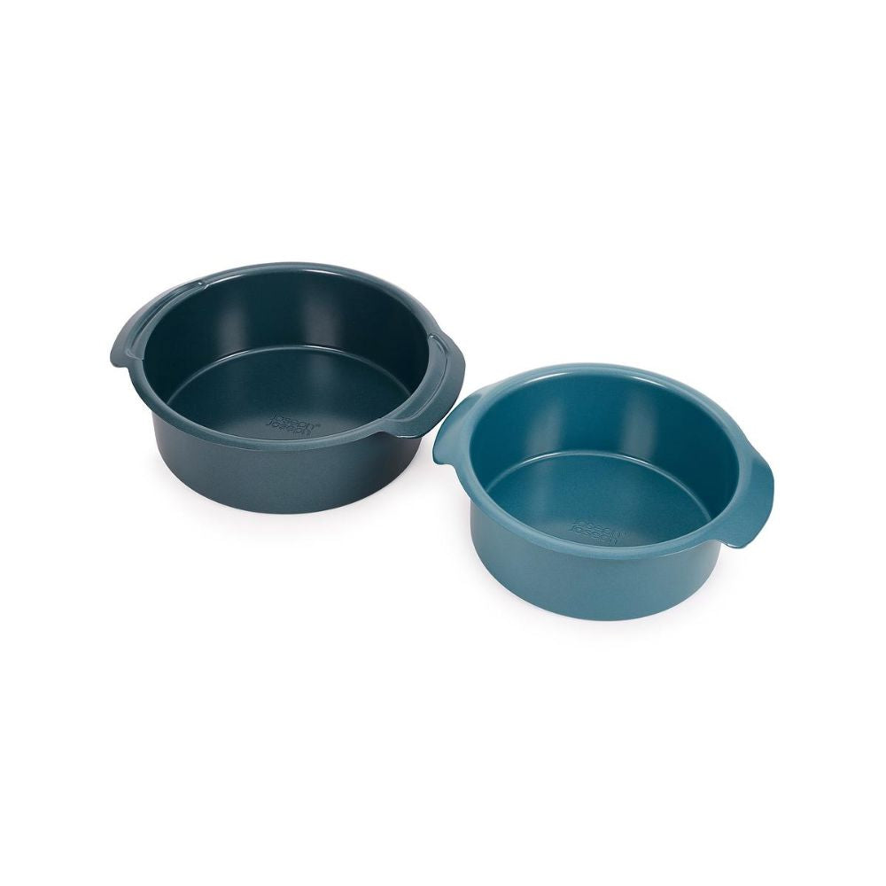 Joseph Joseph Nest™ Bake Non-Stick 2-piece Blue Round Cake Tin Set